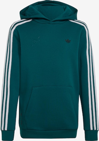 ADIDAS ORIGINALS Sweatshirt in Groen: voorkant