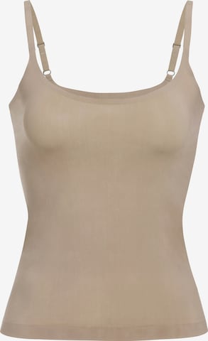 Wolford Top ' Cropped Cami ' in Beige: front