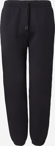 Abercrombie & FitchTapered Hlače - crna boja: prednji dio