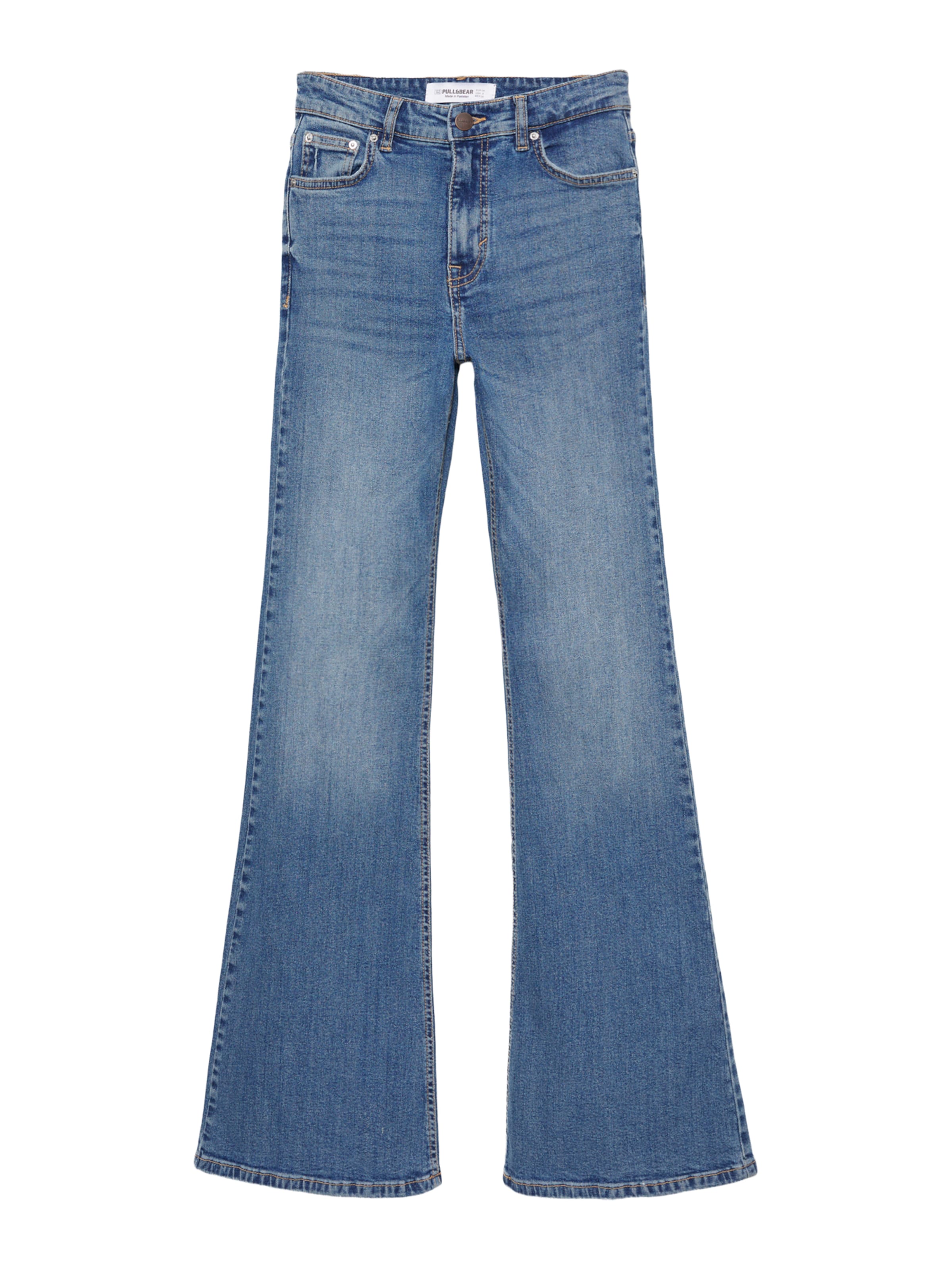 Pull&Bear Flared Farmer - kék: elől