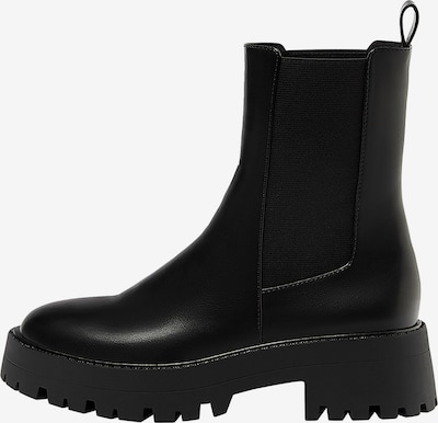 Pull&Bear Chelsea Boots en noir, Vue avec produit