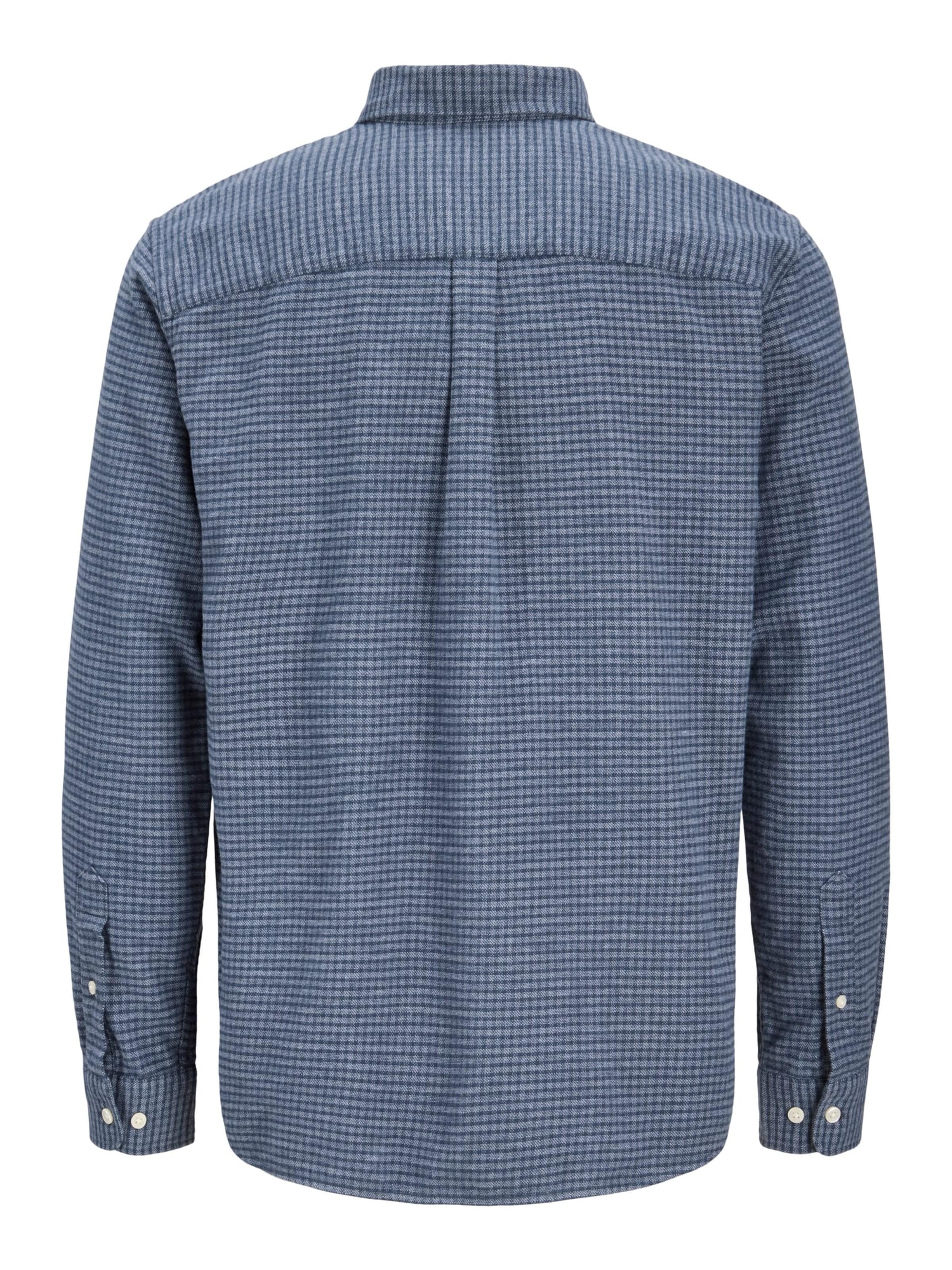 JACK & JONES Regular Fit Hemd 'Stanley' in Blau