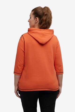 Sweat-shirt Ulla Popken en orange