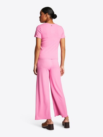 Rich & Royal Wide Leg Hose in Pink