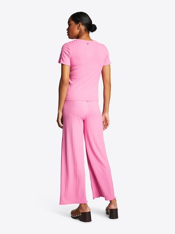 Rich & Royal Wide leg Trousers in Pink