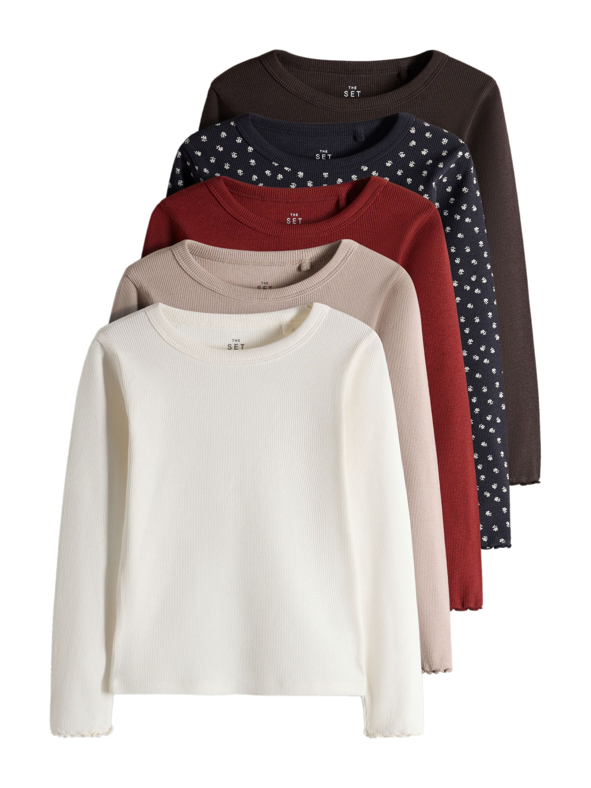 T-Shirt The Set en bleu : devant