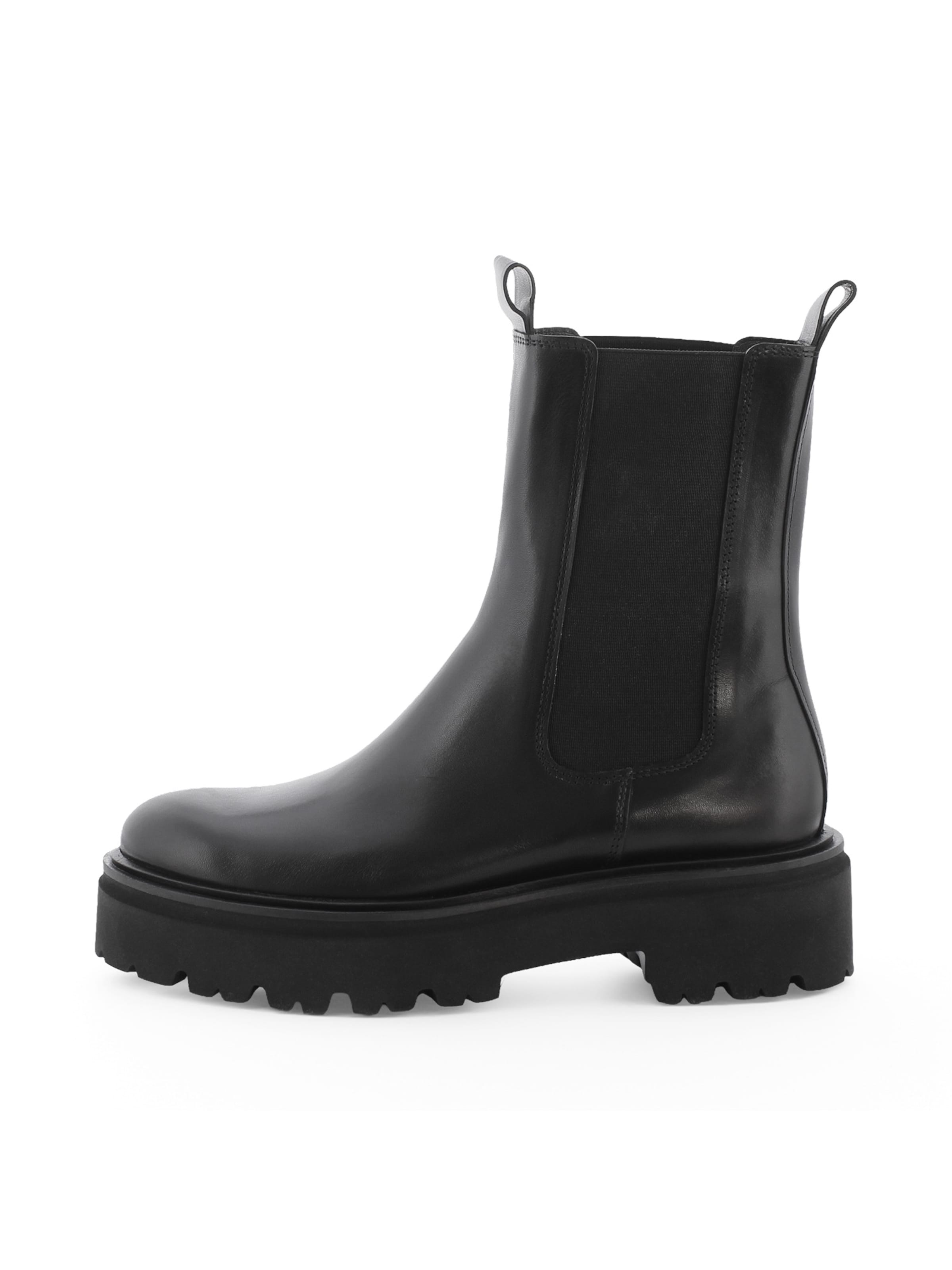 Chelsea Boots ' FANCY ' Kennel & Schmenger en noir : devant