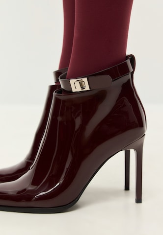 Bottines CESARE GASPARI en rouge