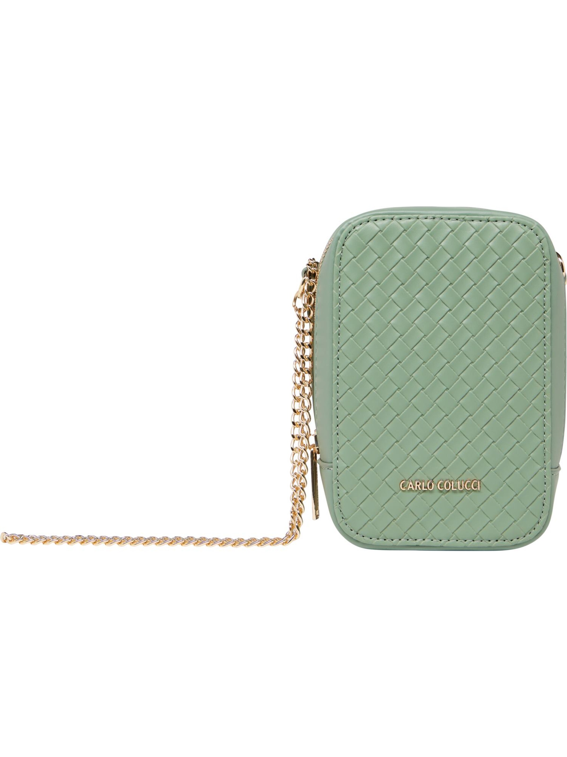 Carlo Colucci Crossbody Bag ' di Lapi ' in Green: front