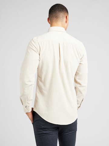 Casual Friday Regular fit Button Up Shirt 'Anton' in Beige