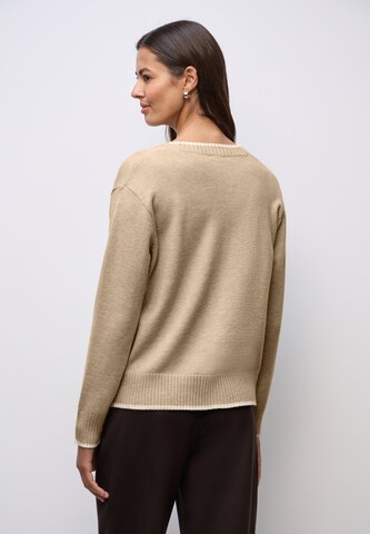 STREET ONE Strickjacke in Beige