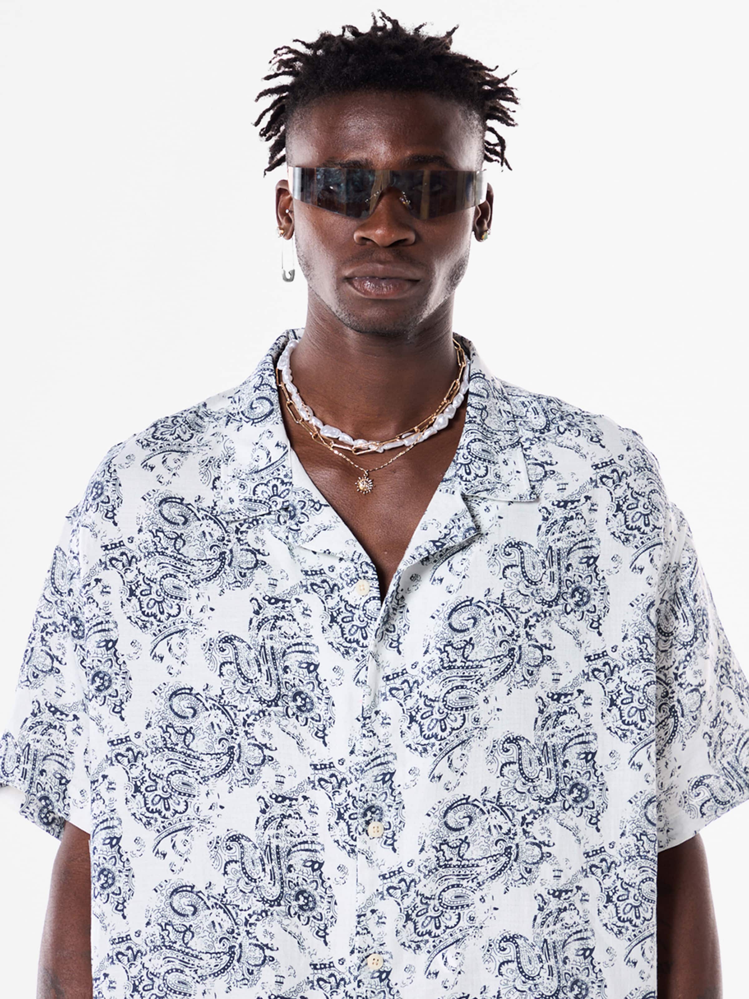 VAMOS CLO Comfort Fit Πουκάμισο σε λευκό