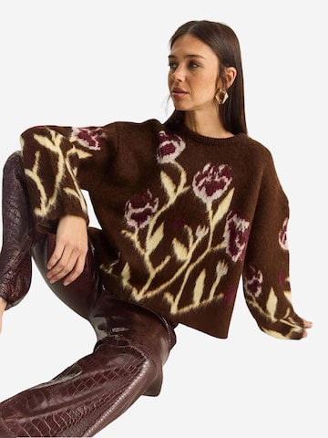 Bianco LucciPulover 'Pullover' - smeđa boja