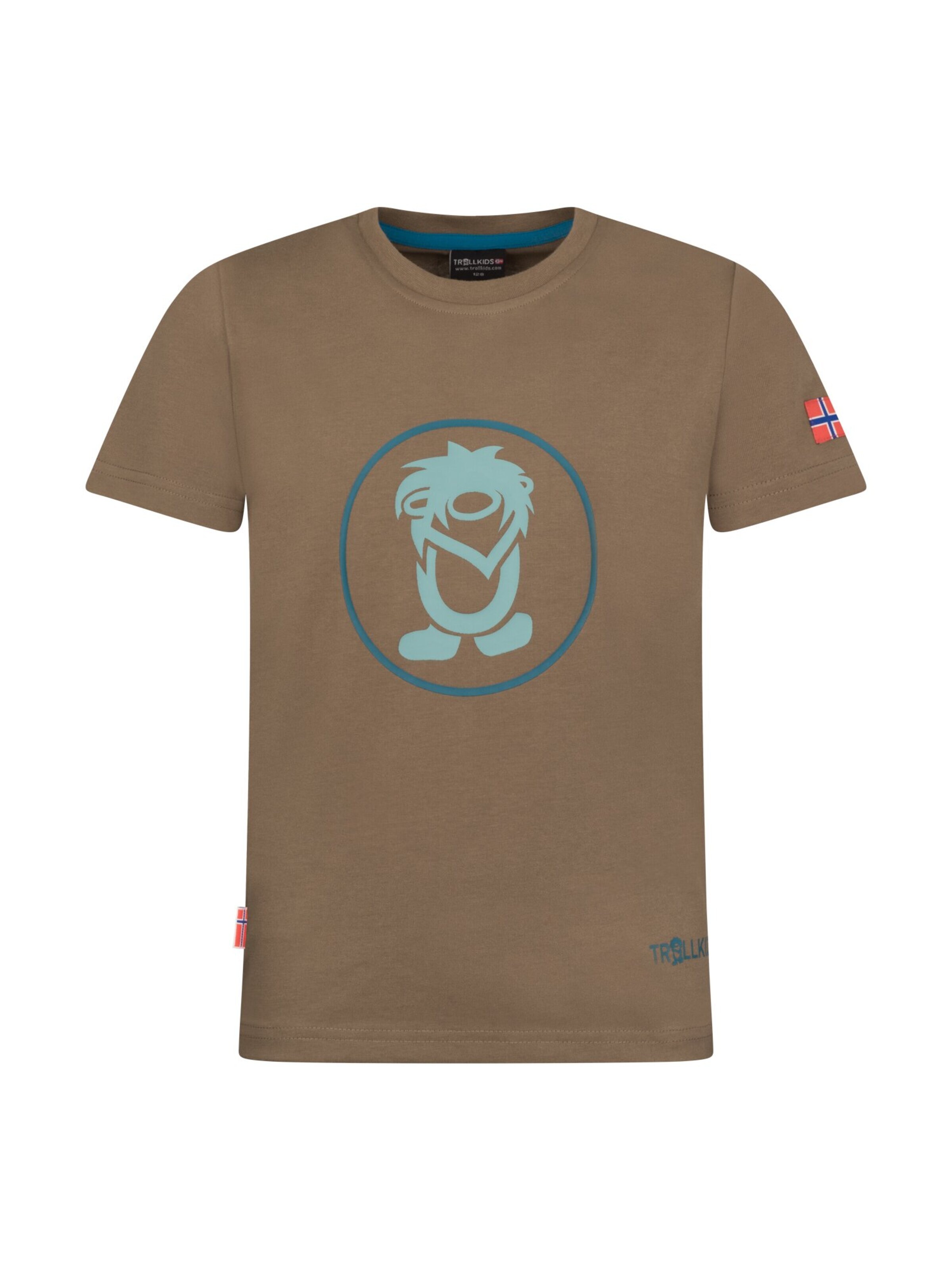 TROLLKIDS Funktionsshirt‌‌‌‌‌‌‌‌ in Braun: Vorderseite