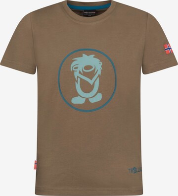 TROLLKIDS Funktionsshirt in Braun: Vorderseite
