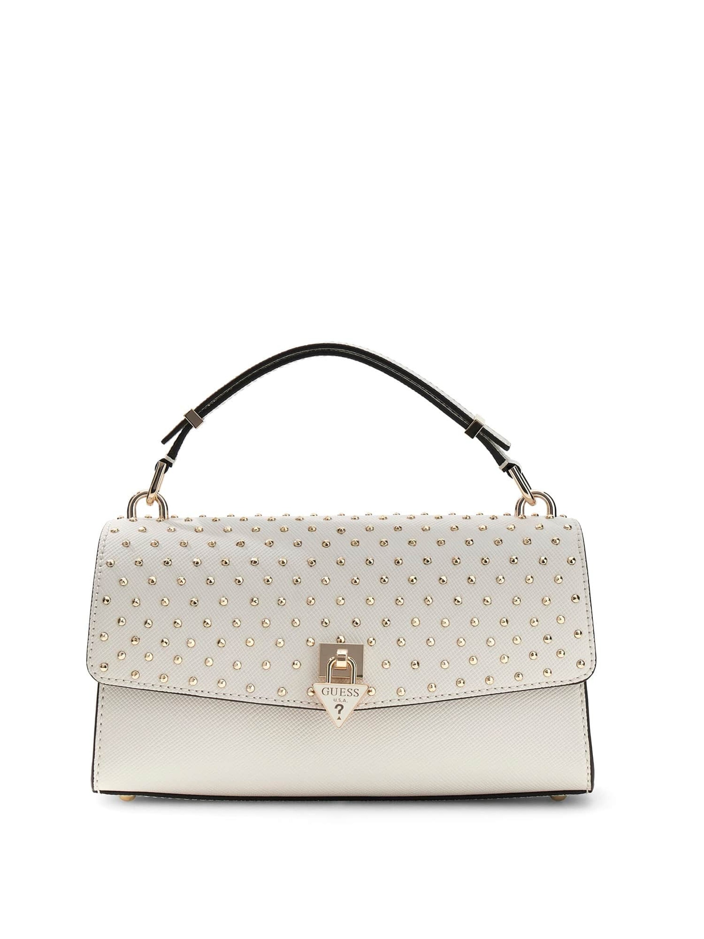 Sac à bandoulière GUESS en beige : devant