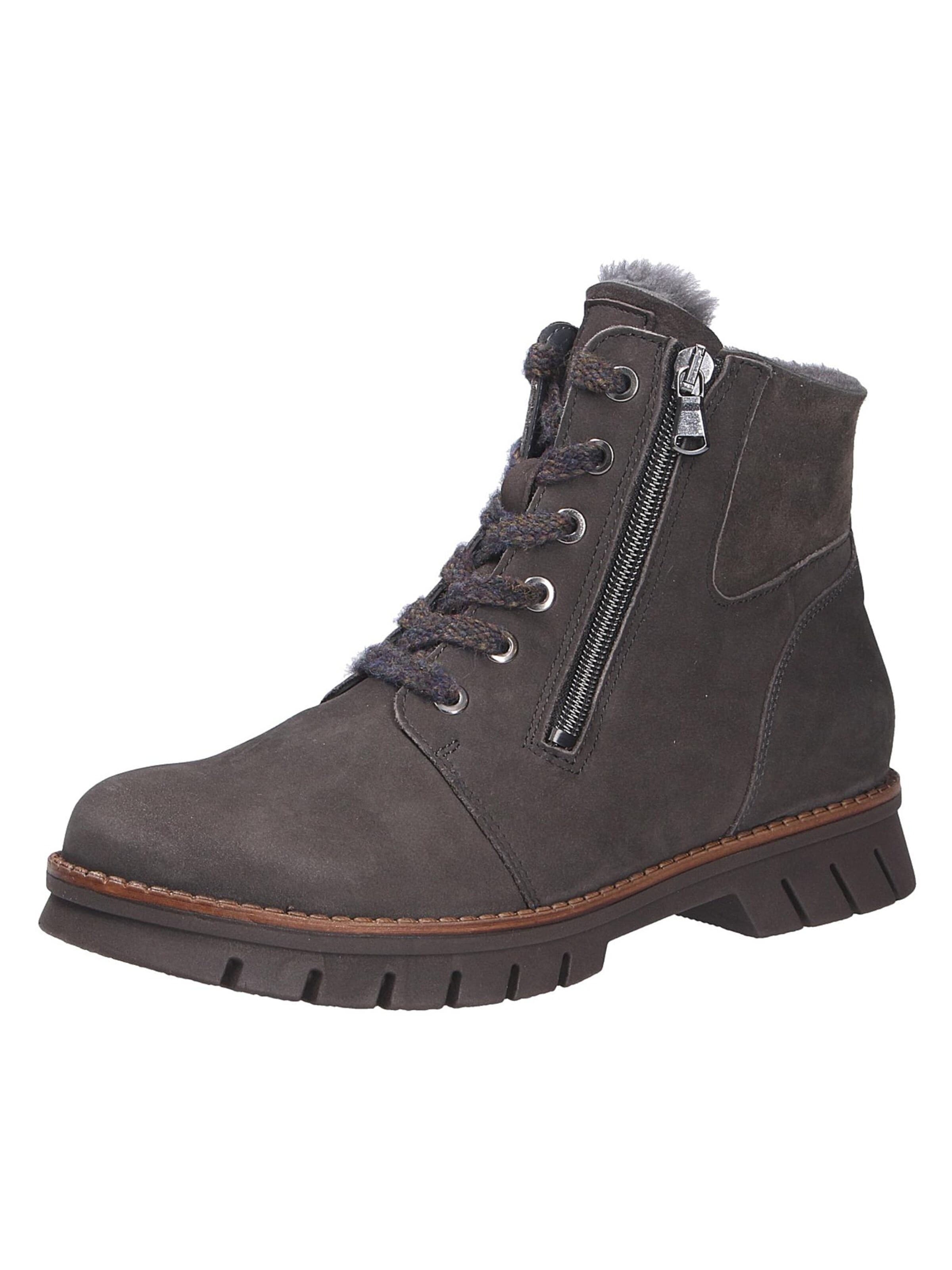 WALDLÄUFER Bottines à lacets en 41/Wide en taupe, Vue avec produit