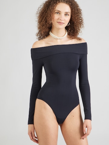 ETAM Shirt Bodysuit 'Marilyn' in Black: front