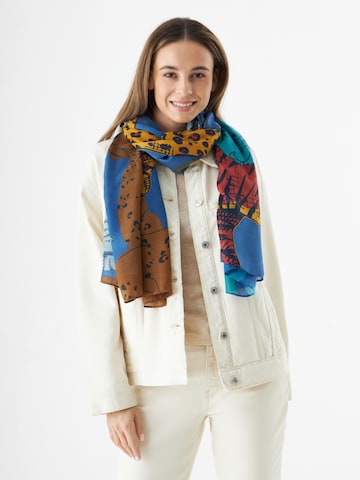 CODELLO Scarf in Blue: front