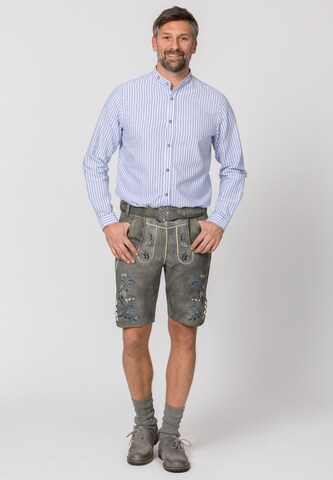 STOCKERPOINT Regular fit Klederdracht overhemd 'Dominik' in Blauw