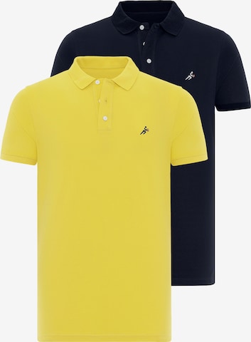 T-Shirt Moxx Paris en jaune : devant