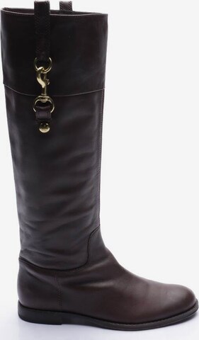 COACH Dress Boots in 39 in Brown: front