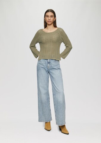 Pull-over QS en vert