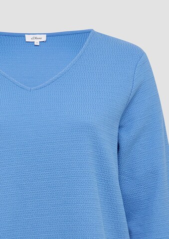 Sweat-shirt s.Oliver en bleu