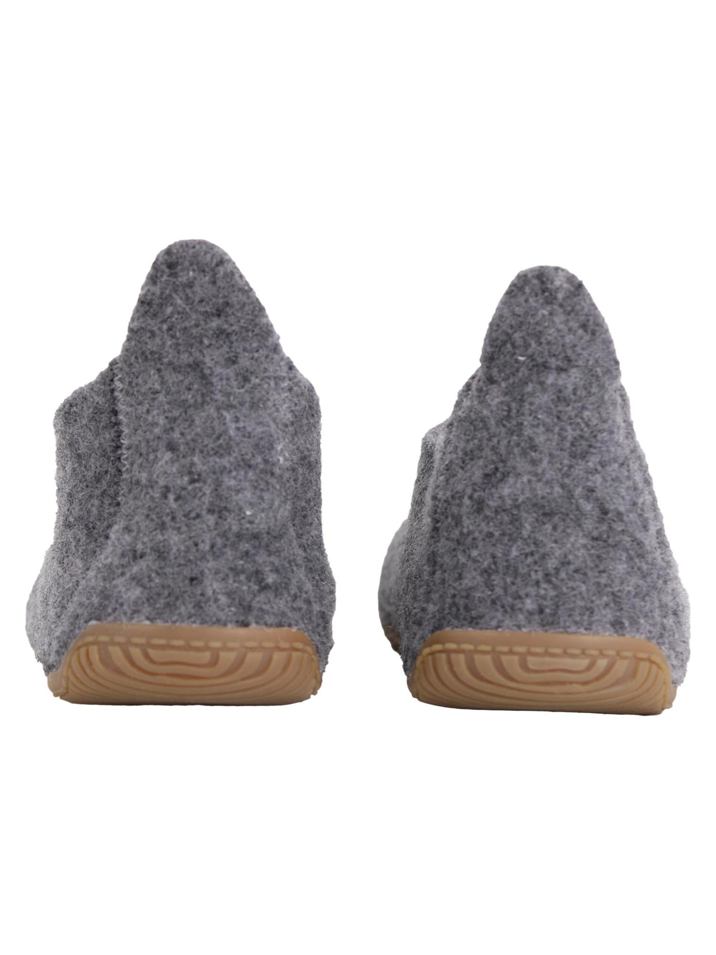 Living Kitzbühel Slippers 'Filz' in Grey