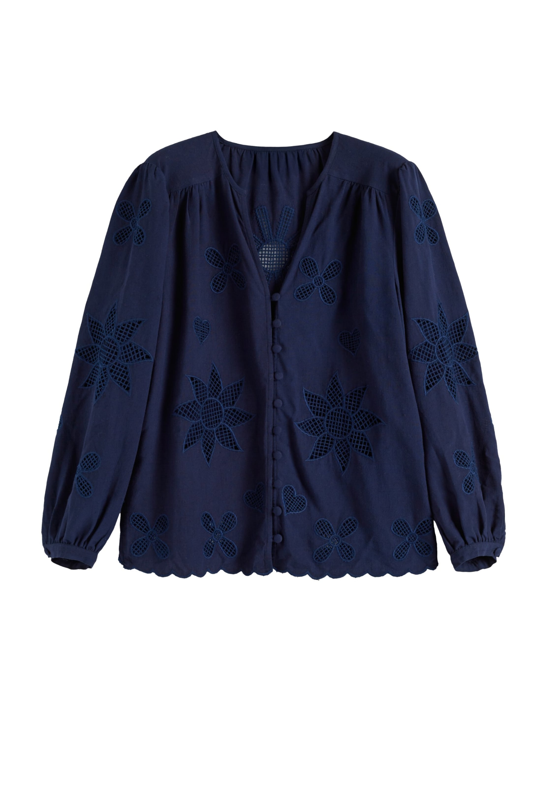 Chinti & Parker - Blusa em azul: frente