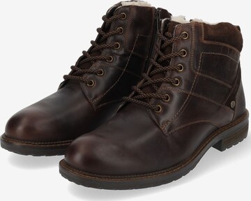 HUSH PUPPIES Lace-Up Boots in Brown