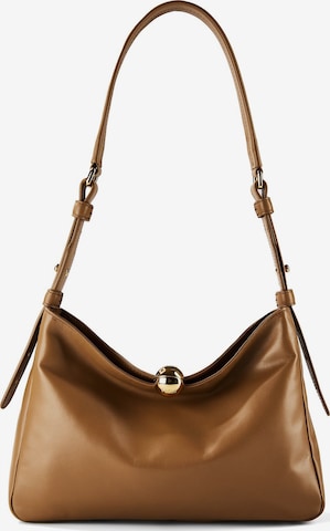FURLA Shoulder Bag 'Sfera' in Brown: front