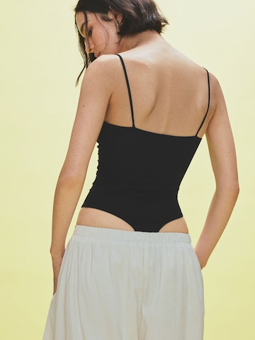 Shirtbody Bershka en noir