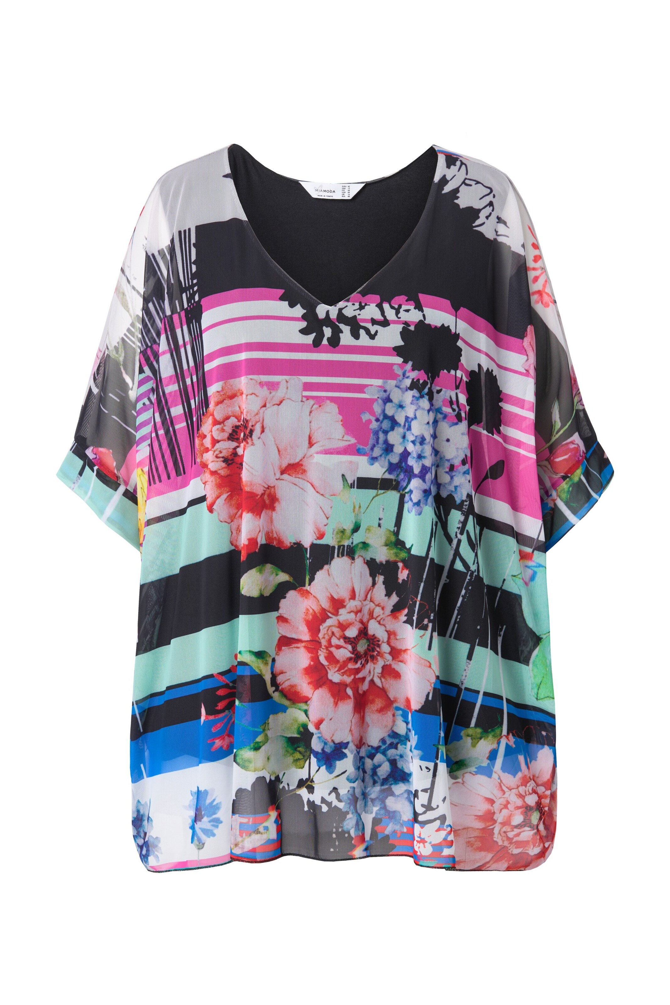 MIAMODA Blouse in Black: front