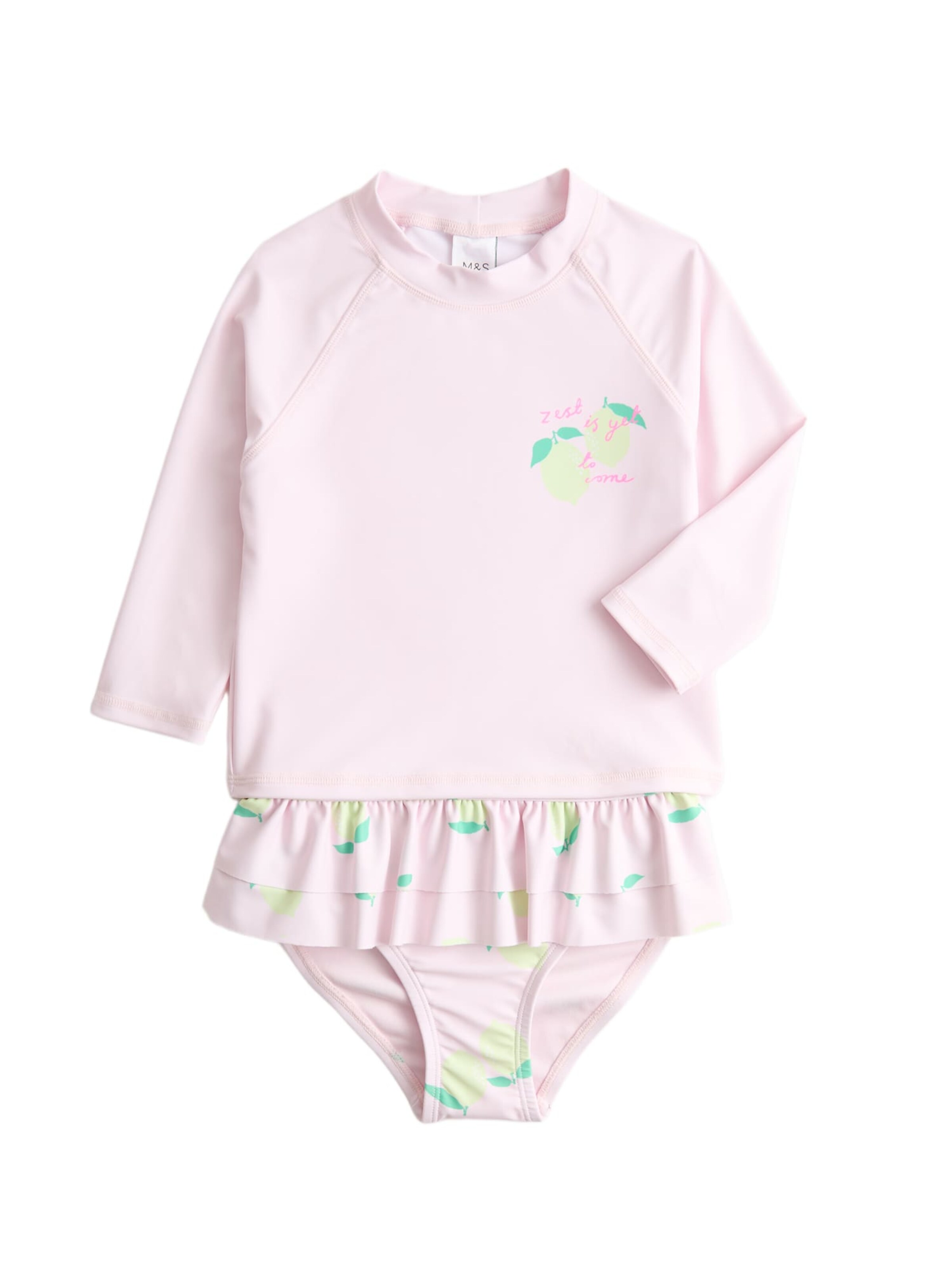 Costume intero di Marks & Spencer in rosa: frontale