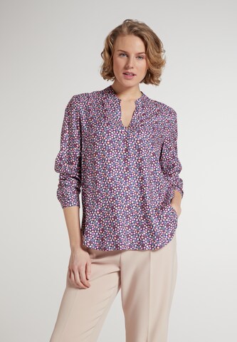 ETERNA Blouse in Blauw: voorkant