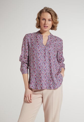 ETERNA Blouse in Blauw: voorkant