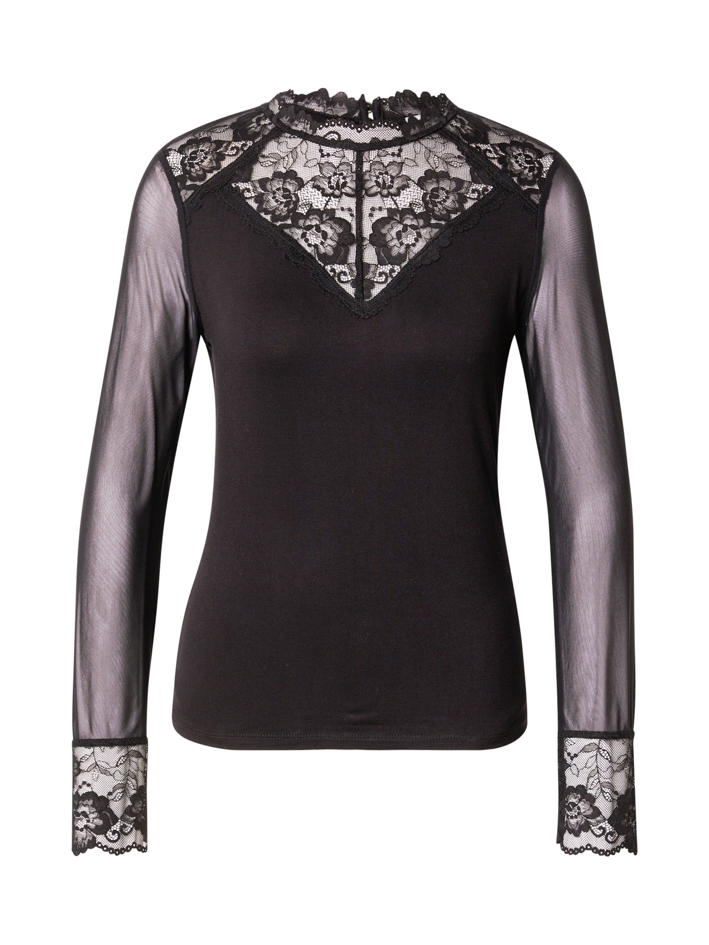 Morgan T-shirt 'DING' i svart: framsida