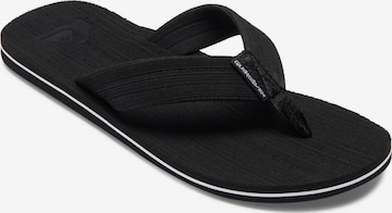 QUIKSILVER Teenslippers 'Molokai Layback' in Zwart: voorkant