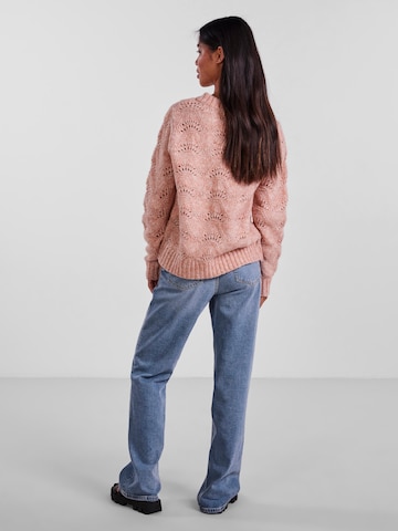 PIECES Sweater 'Bibbi' in Pink