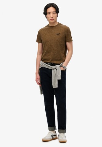 T-Shirt 'Essential' Superdry en marron