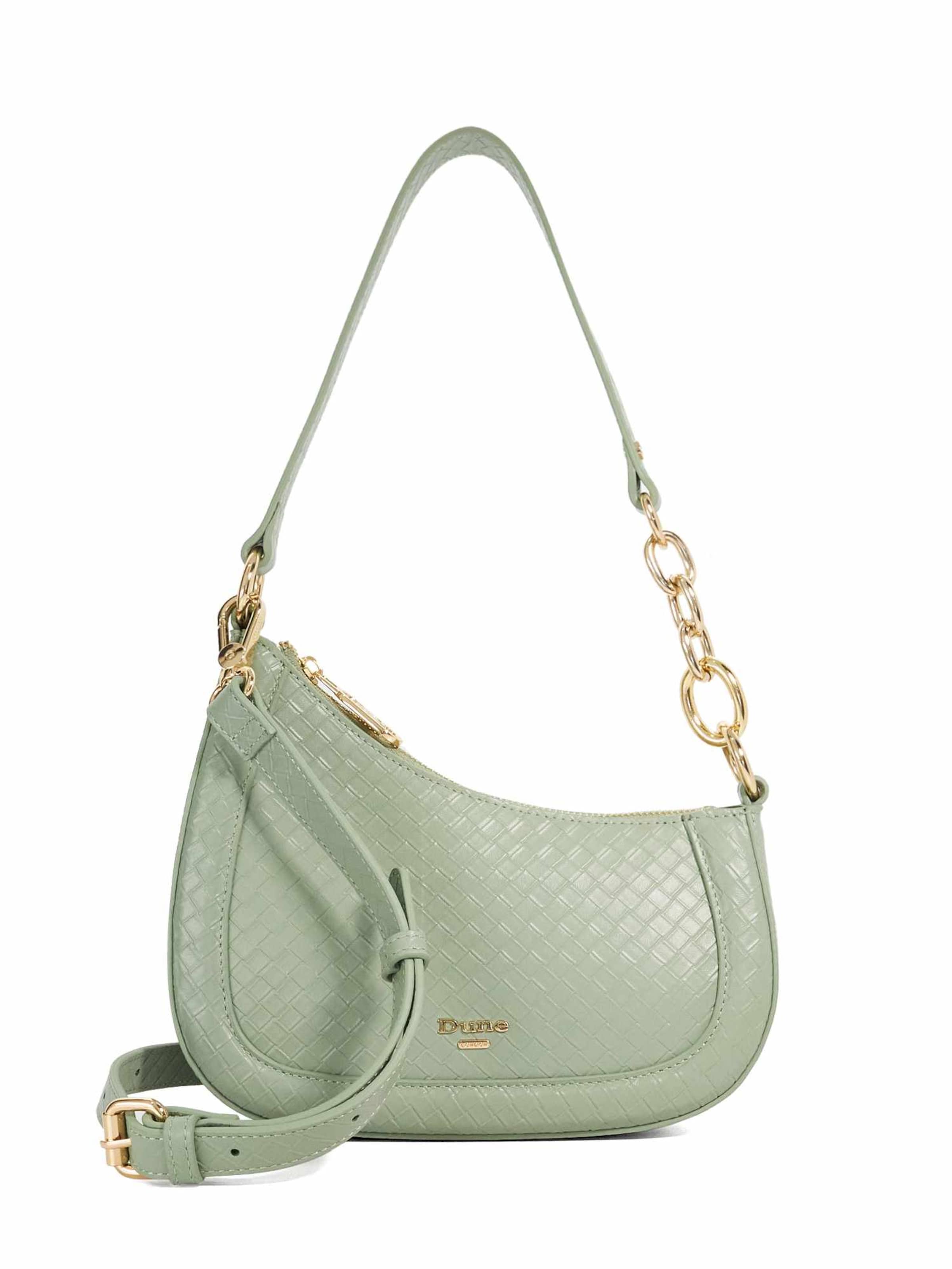 Dune LONDON Shoulder Bag in Green: front