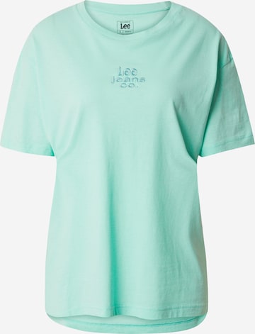 Lee Shirt in Groen: voorkant