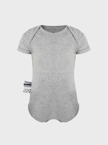 OrganicEra Romper/Bodysuit 'OrganicEra Organic Baby S/S Bodysuit' in Grey: front