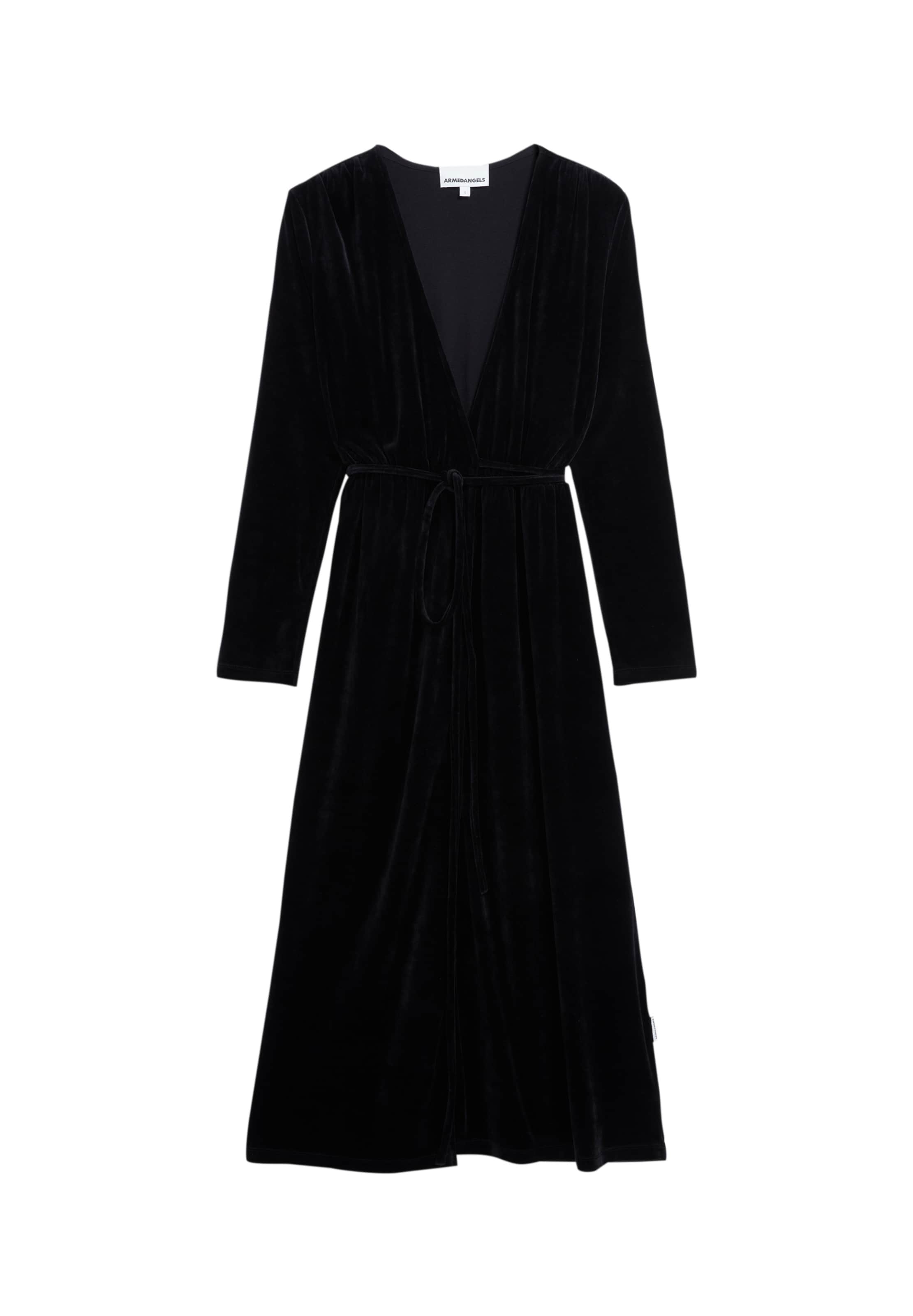 ARMEDANGELS Jurk ' VERLAAR ' in Zwart: voorkant