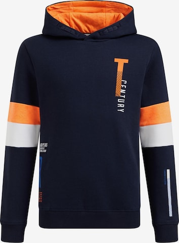 WE Fashion Sweatshirt in Blue: front