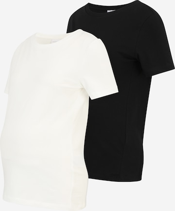 T-shirt 'MLMIA' MAMALICIOUS en noir : devant