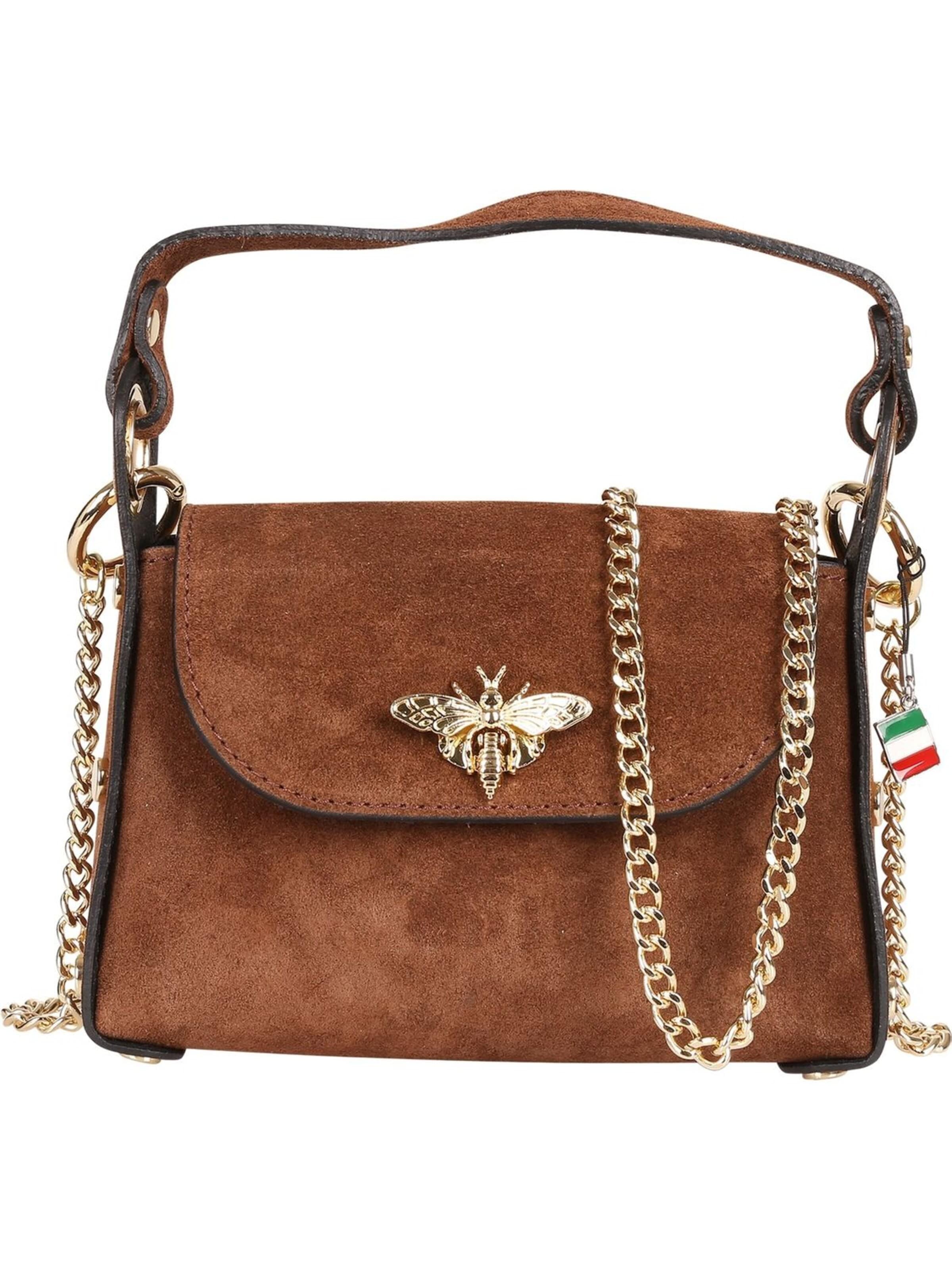 Florence Shoulder Bag in Brown: front