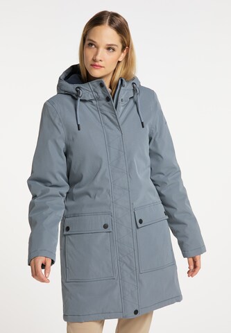 DreiMaster Klassik Winter Coat in Grey: front