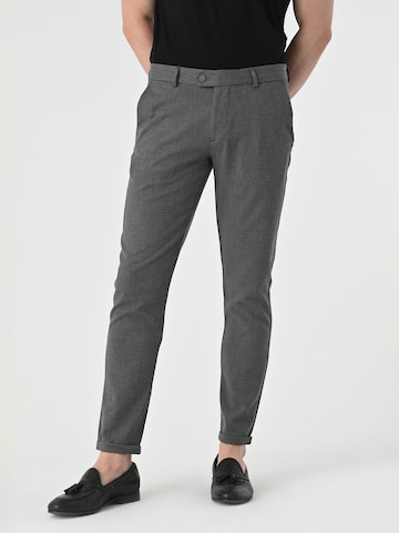 Regular Pantalon Antioch en gris : devant